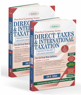 Commercial's Padhuka's (Practical Learning Series) Direct Taxes and International Taxation Book for CA Final by CA G Sekar